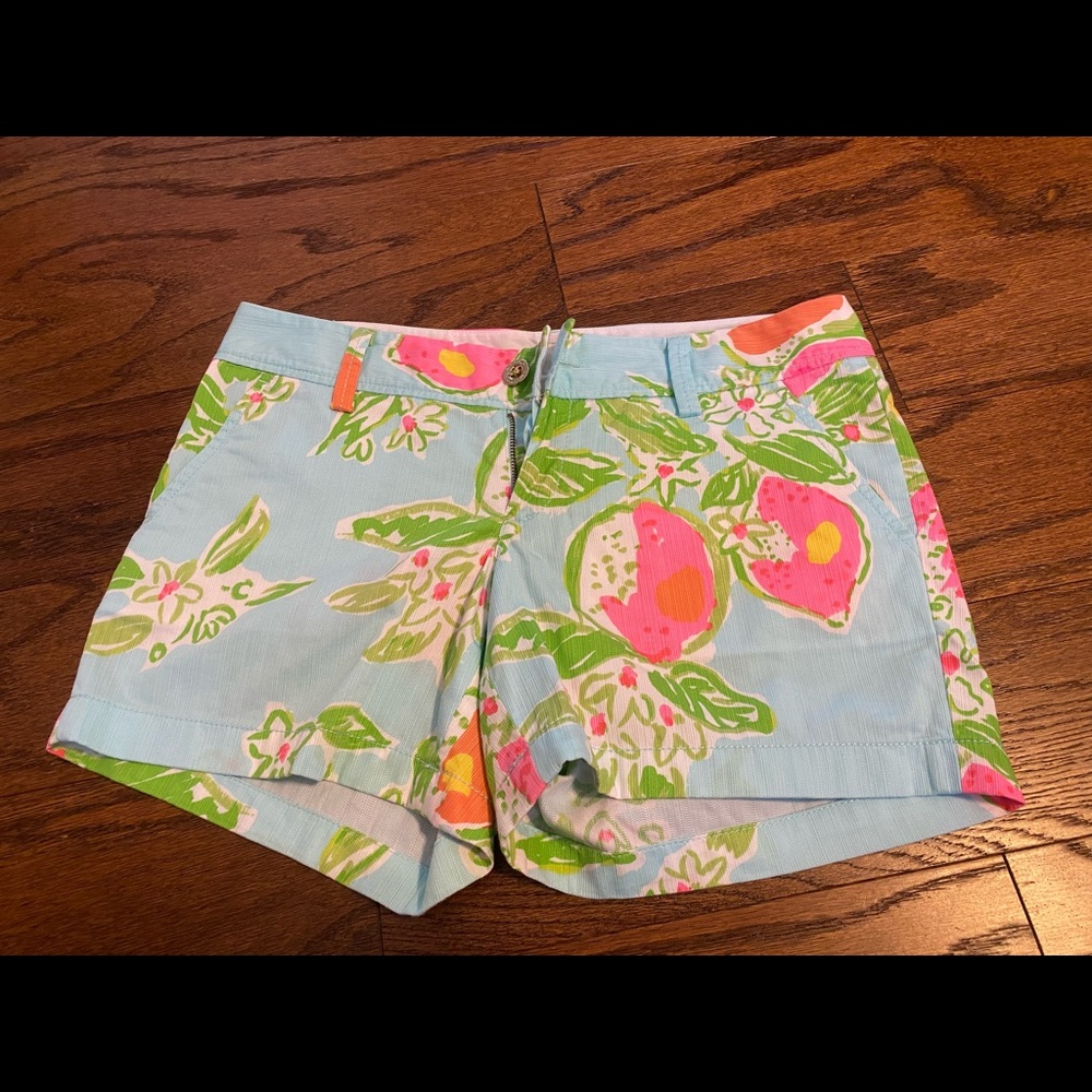 Lilly Pulitzer Callahan Shorts Pink Lemonade